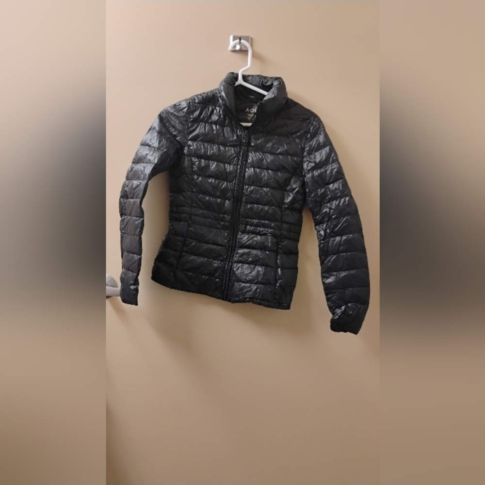 Aqua Womens Down Fill Packable Puffer Jacket Sz XS